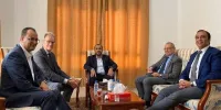 دیدار هیئتی از دولت نجات ملی یمن با سفیر فرانسه در مسقط