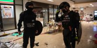 محاصره معترضان هنگ‌کنگی در دانشگاه پلی‌تکنیک/اعتراض به شلیک گاز اشک‌آور