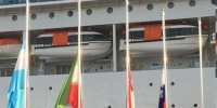 اهتزاز پرچم ایران در دهکده بازی‌های دانشجویان جهان
