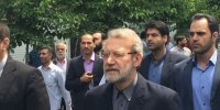 حضور رئیس مجلس در راهپیمایی روز قدس