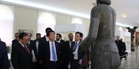 شینزو آبه به موزه ملی ایران رفت