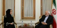 دیدار رئیس اتحادیه جهانی بین المجالس با ظریف
