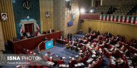 رئیسی و طائب در جمع نمایندگان مجلس خبرگان سخنرانی می کنند