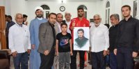 دیدار پرسپولیسی‌ها با خانواده شهید نادرمهدوی