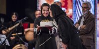 تصاویر جشن تولد پریناز ایزدیار در جشن خانه سینما