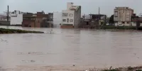 نفوذ آب گرگانرود به داخل شهر گنبد تشدید شد