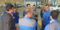 بازدید مدیران ارشد خدمات پس از فروش ایران خودرو از نمایندگی های مجاز و ناوگان امداد جاده ای استان های کرمان و یزد