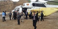 حضور  رئیس جمهور در مناطق سیل زده پلدختر
