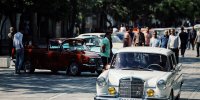 گردهمایی خودروهای کلاسیک و امدادی در همدان