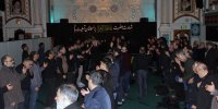 عزاداری مردم لندن به مناسبت شهادت حضرت فاطمه(س)