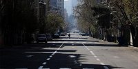 خیابان‌های خلوت تهران، باعث حادثه نشود