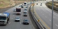 ترافیک نیمه سنگین در آزادراه تهران-کرج