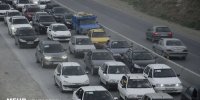 ترافیک سنگین در آزادراه کرج_تهران