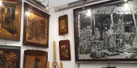 خراش روی فلزات، ابتکار هنرمند صنایع دستی