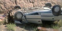 بیشترین حوادث رانندگی ناشی از واژگونی خودرو درجاده های لغزنده است