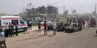 اعزام یک بالگرد و ۳ آمبولانس به محل حادثه تصادف تهران ساوه