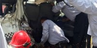 تصادف در جاده بومهن/۱۰ نفر مصدوم شدند