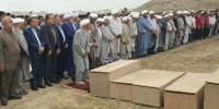 جانباختگان تصادف تریلی و مینی بوس در گلستان با کد دفن شدند