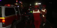 نجات مرد جوان از کانال آب خروشان