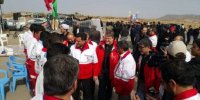 بازدید رئیس هلال احمر از مراکز خدمت‌رسانی به زائرین پیاده رضوی