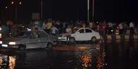 آبگرفتگی ورودی شمالی اهواز