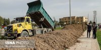 کور شدن اکثر مسیل‌ها برای عبور جریان آب