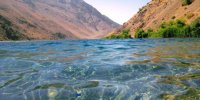 وقوع بهمن در ارتفاعات مشرف به دریاچه گهر