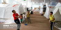ارائه خدمات ورزشی و رفاهی به سیل‌زدگان ساکن در اماکن ورزشی و اردوگاه‌ها
