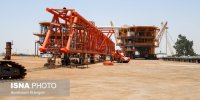 بارگیری عرشه‌های یک‌هزار تنی میدان هندیجان