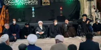 سوگواری سیدحسن خمینی در شب عاشورای حسینی+تصاویر