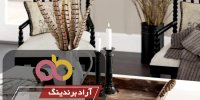 کاربرد سینی چوبی ام دی اف دسته برنجی