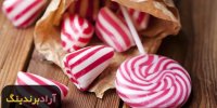 قیمت آبنبات میوه ای چوبی رنگی