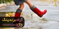 قیمت چکمه پلاستیکی دخترانه سفید