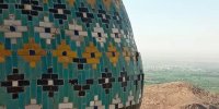 بلایی که بر سر گنبد بی‌بی شهربانو آمد + تصاویر