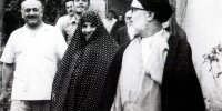 عکسی دیده نشده از آیت الله طالقانی و همسرش