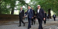 پیاده‌روی اردوغان در پارک مرکزی نیویورک+عکس