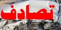 واژگونی یک دستگاه وانت نیسان در بزرگراه آزادگان