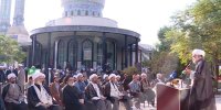 عکسی از تجمع اعتراضی طلاب تهران