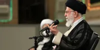 روحانی، جهانگیری، لاریجانی و ناطق نوری در دیدار با رهبر انقلاب+عکس‌ها