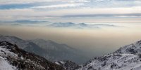 بارش برف در ارتفاعات تهران