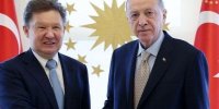 دیدار اردوغان با مدیرعامل گازپروم در استانبول