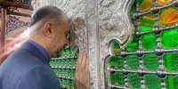امیرعبداللهیان در حرم حضرت رقیه (س)/ عکس