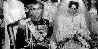 تصاویر عروسی فرح دیبا و محمد رضا شاه+ عکس‌