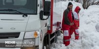 برف سنگین در کوهرنگ/ راه ۱۷٠ روستا بازگشایی شد