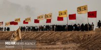 کاشت نخل به یاد شهدا در مناطق عملیاتی
