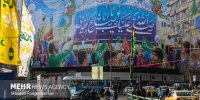 دیوارنگاره میدان انقلاب به عشق مهدی (عج) تغییر کرد