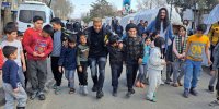 حضور ماکان بند‌ در میان زلزله‌زدگان خوی