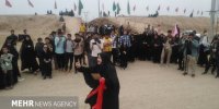 نمایش یک سین از هفت سین در یادمان نهرخین آبادان اجرا شد