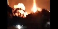 حریق در انبار دپوی لاستیک در جاده معدن شهرری