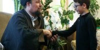 حضور سیدحسن خمینی در منزل عماد افروغ + تصاویر